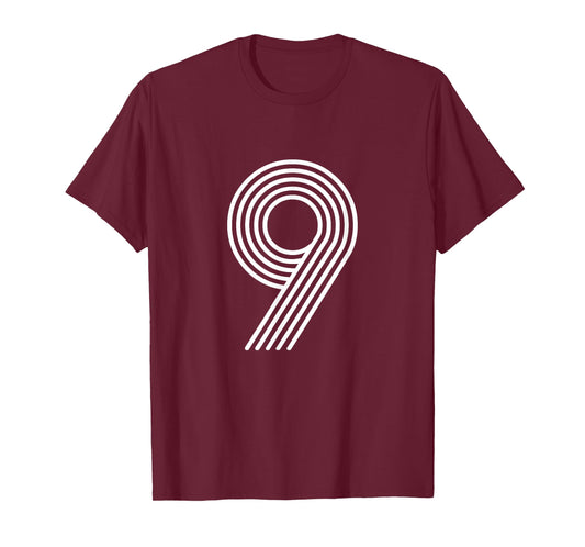 Number 9 Shirt Birthday Gift Numbered Cool Disco T-Shirt