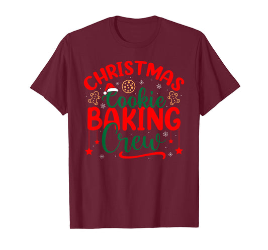 Christmas Cookie Baking Crew Funny Xmas Tee Family Matching T-Shirt