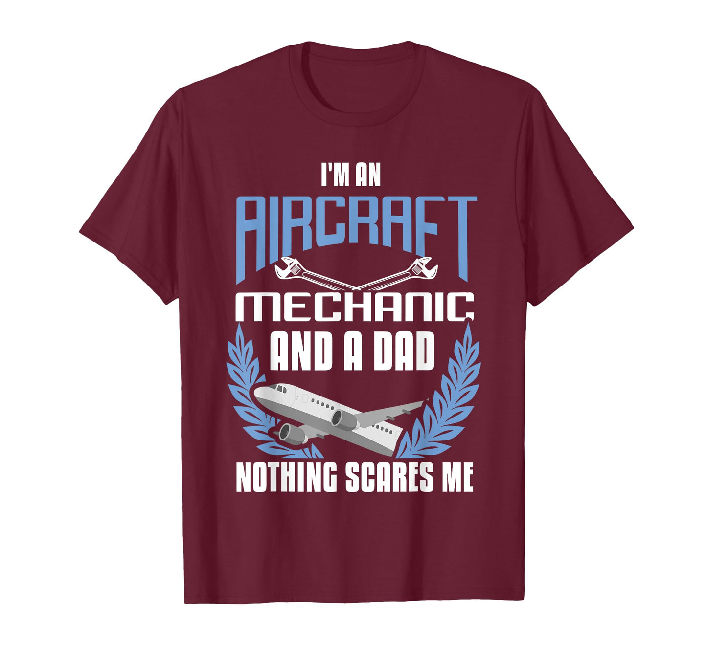 Aircraft Mechanic Dad Shirt Airplane Mechanic Father Gift T-Shirt