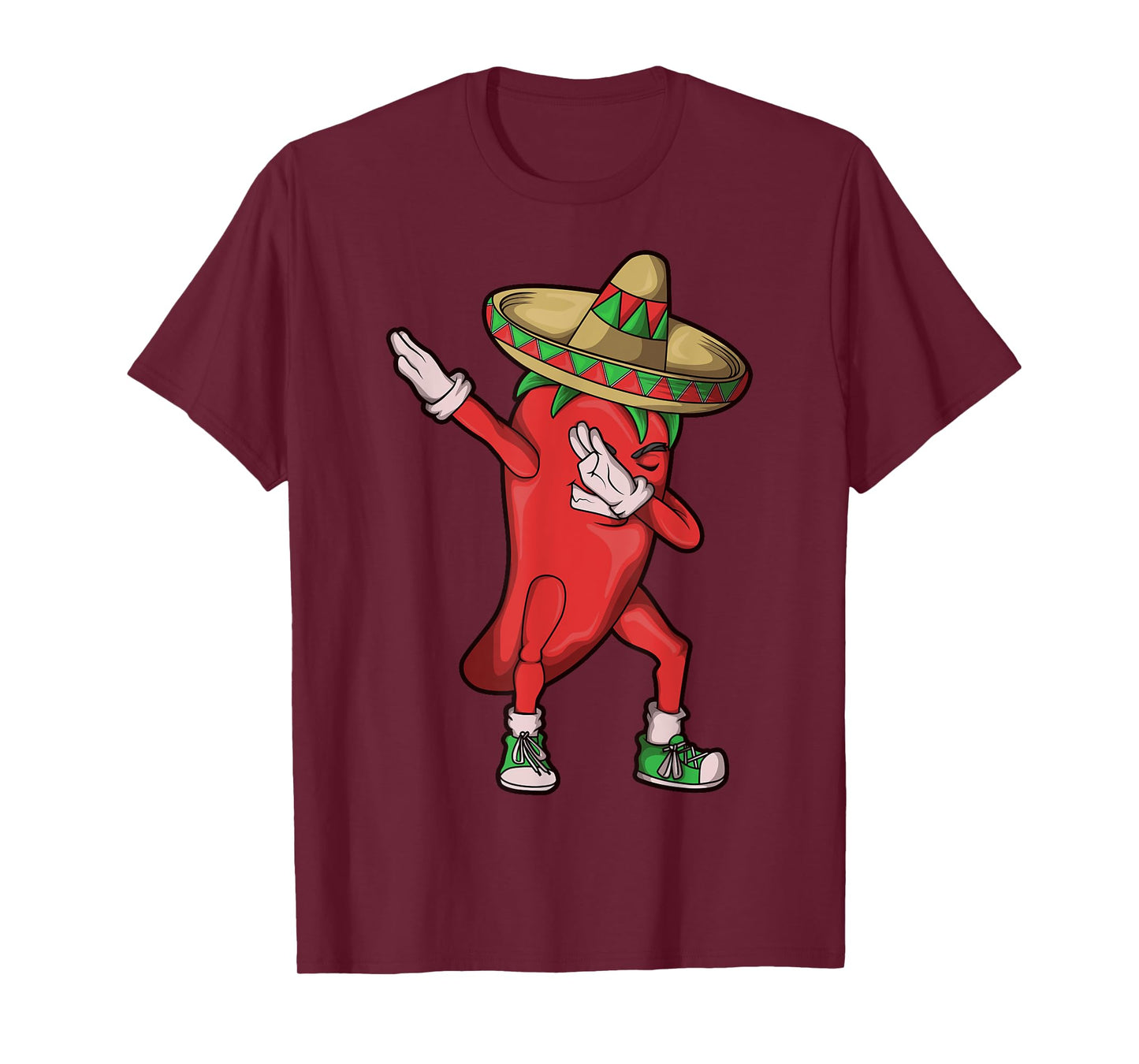 Chili Dabbing Shirt Hot Pepper Sombrero Cinco de Mayo Gift T-Shirt