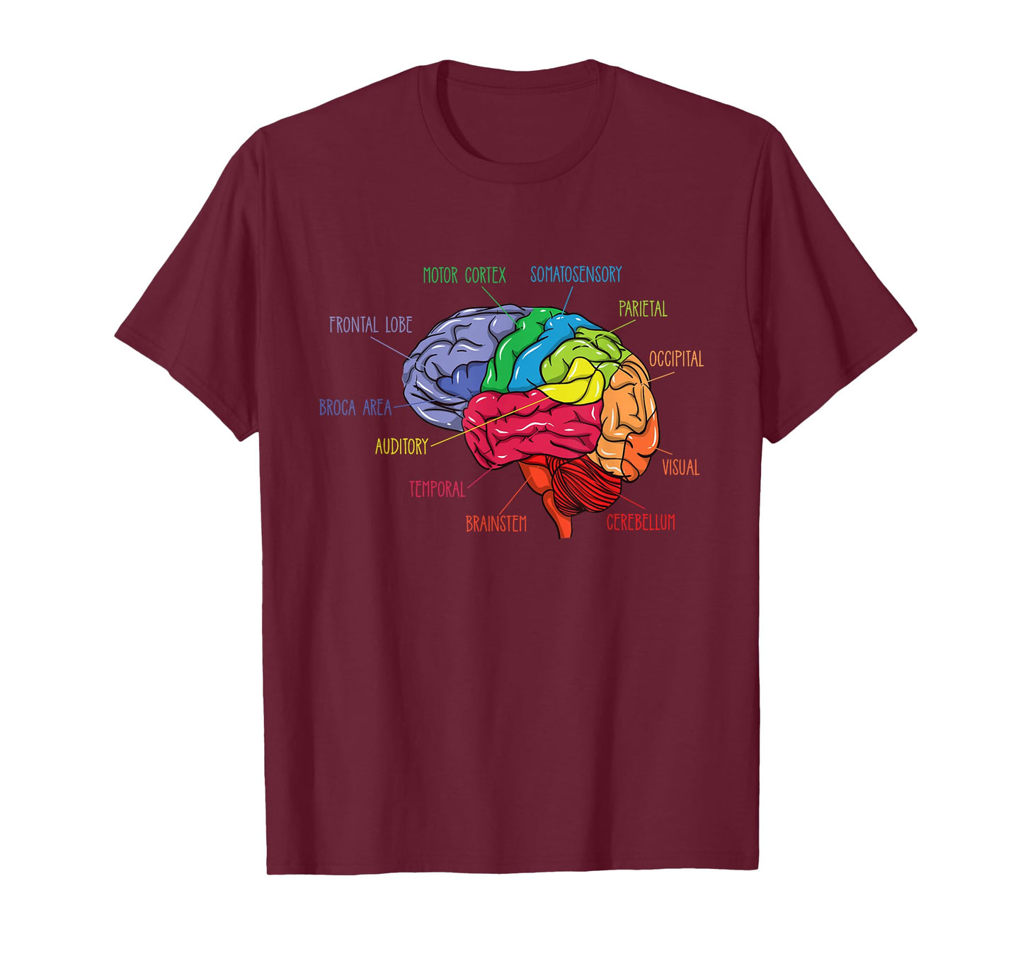 Anatomy Of The Brain Neurologist Gift T-Shirt