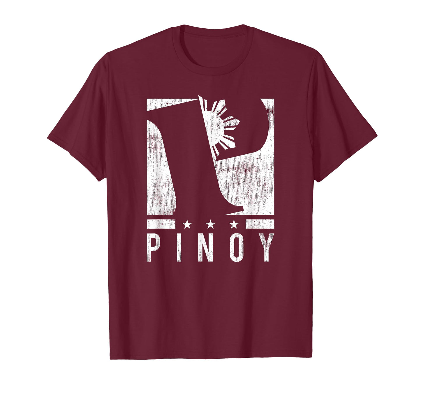 Cool Distressed Filipino P Logo T-Shirt - Pinoy P Tee T-Shirt