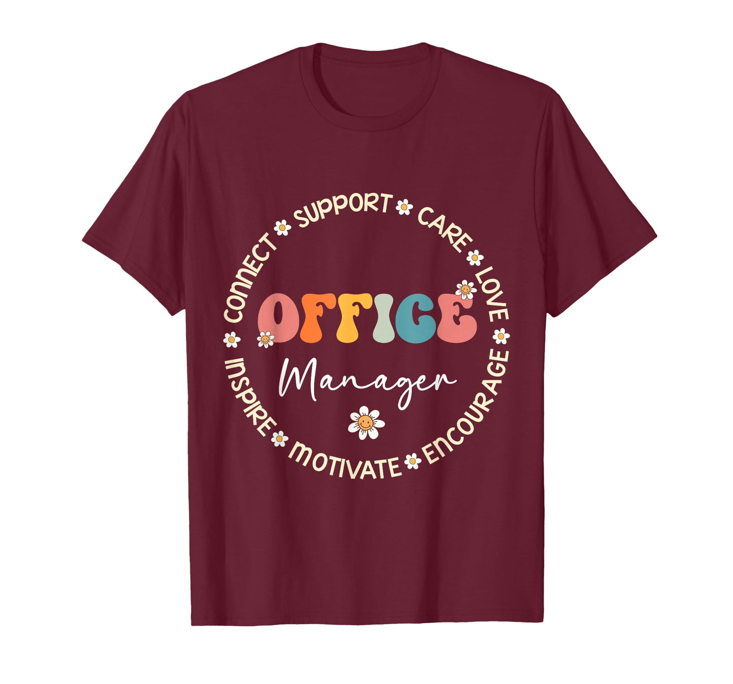 Cute Office Manager Squad Appreciation Week Back to School T-Shirt