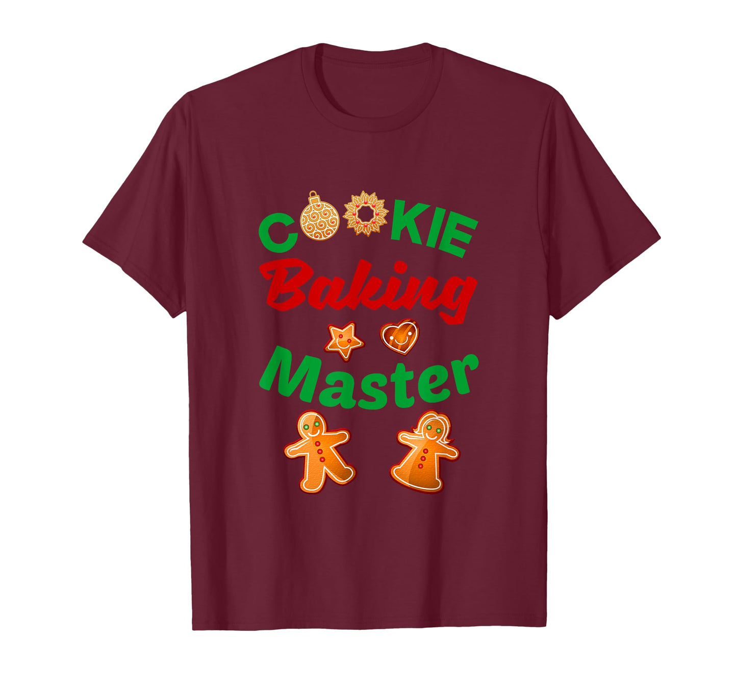 Christmas Funny Cookie Baking Master Crew Team Tee Shirt T-Shirt