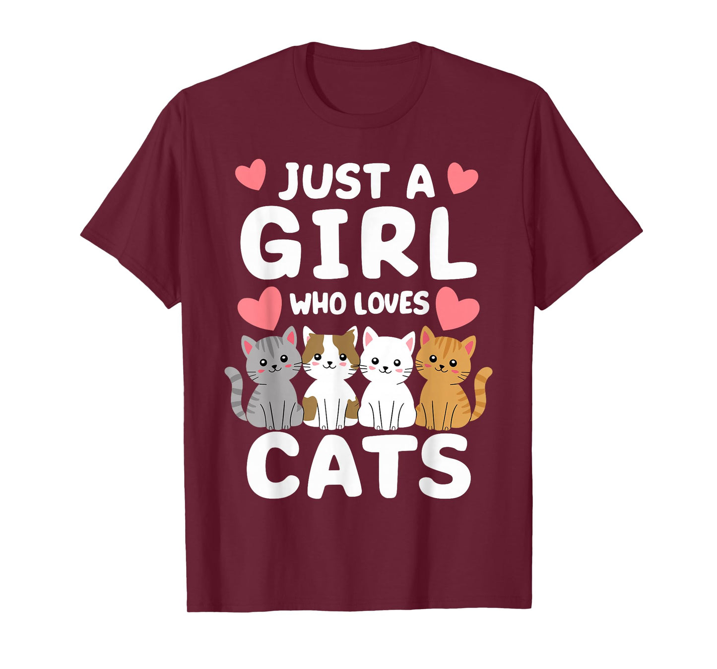 Cat Just A Girl Who Loves Cats T-Shirt