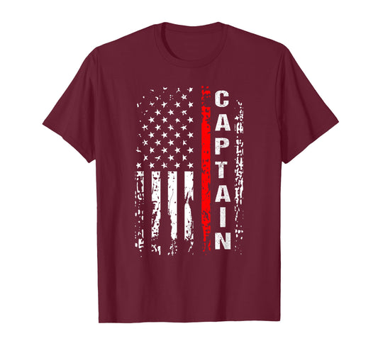 Firefighter Captain Firefighting Captain Chief Gift T-Shirt