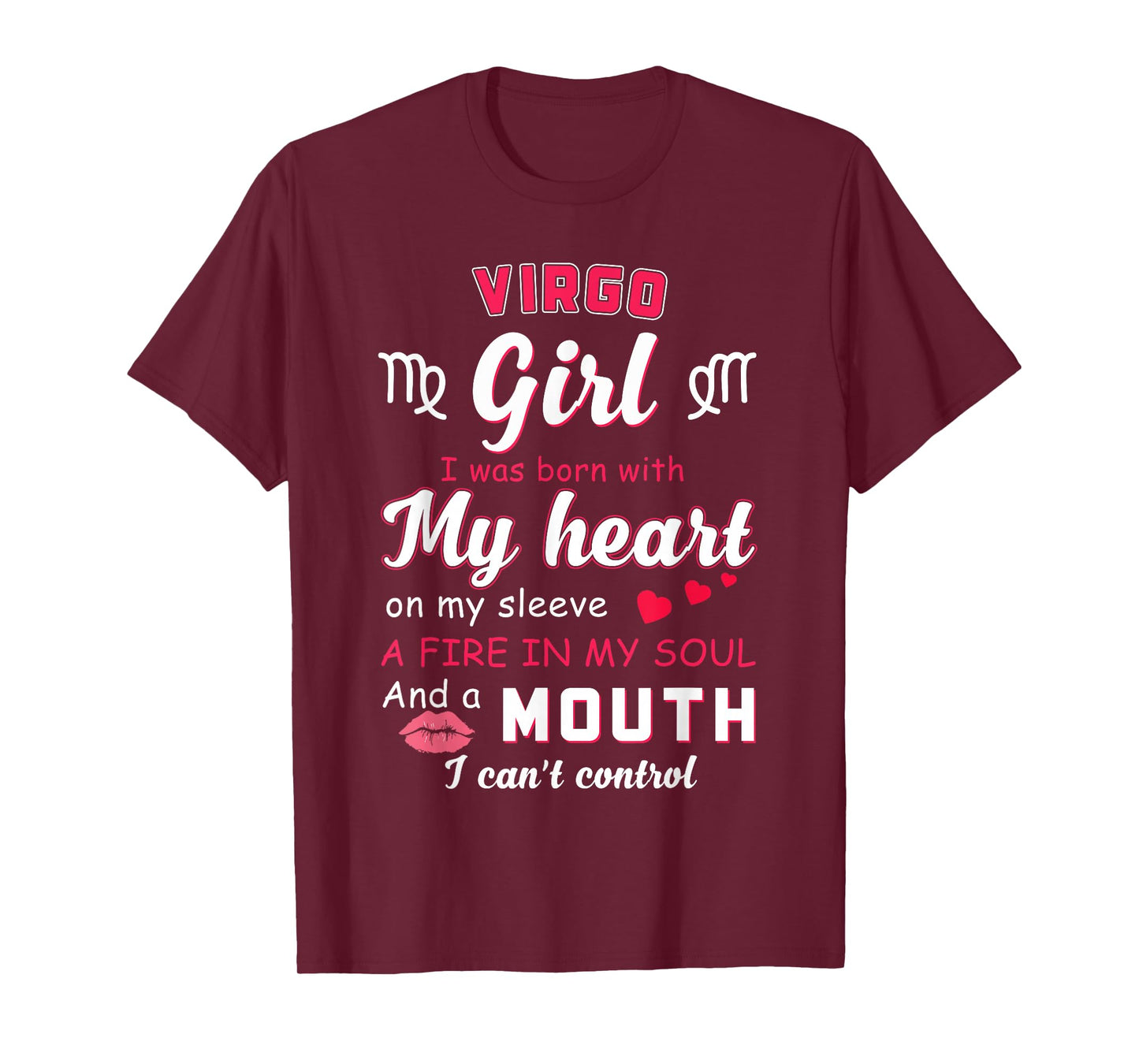 Virgo Girl Funny Quote with Zodiac Sign Birthday Idea T-Shirt