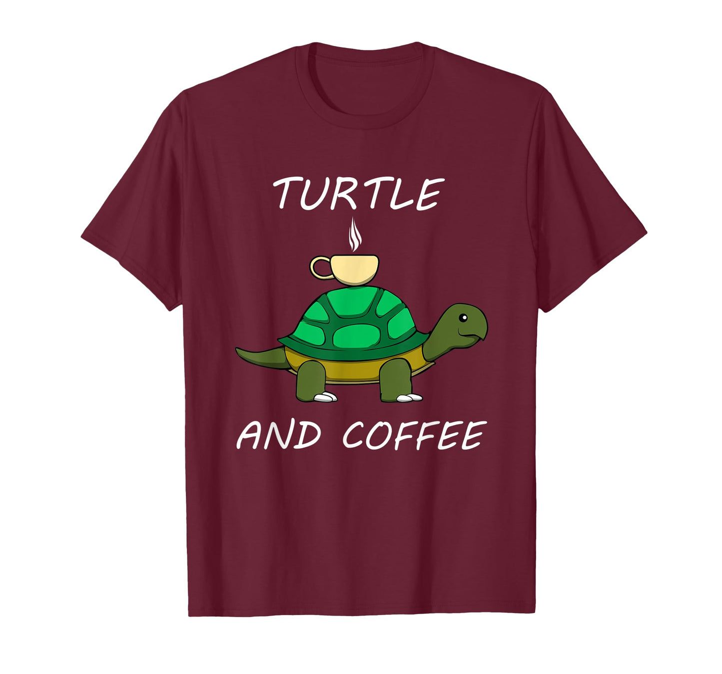 Turtle and Coffee Cute Tortoise Caffeine T-Shirt