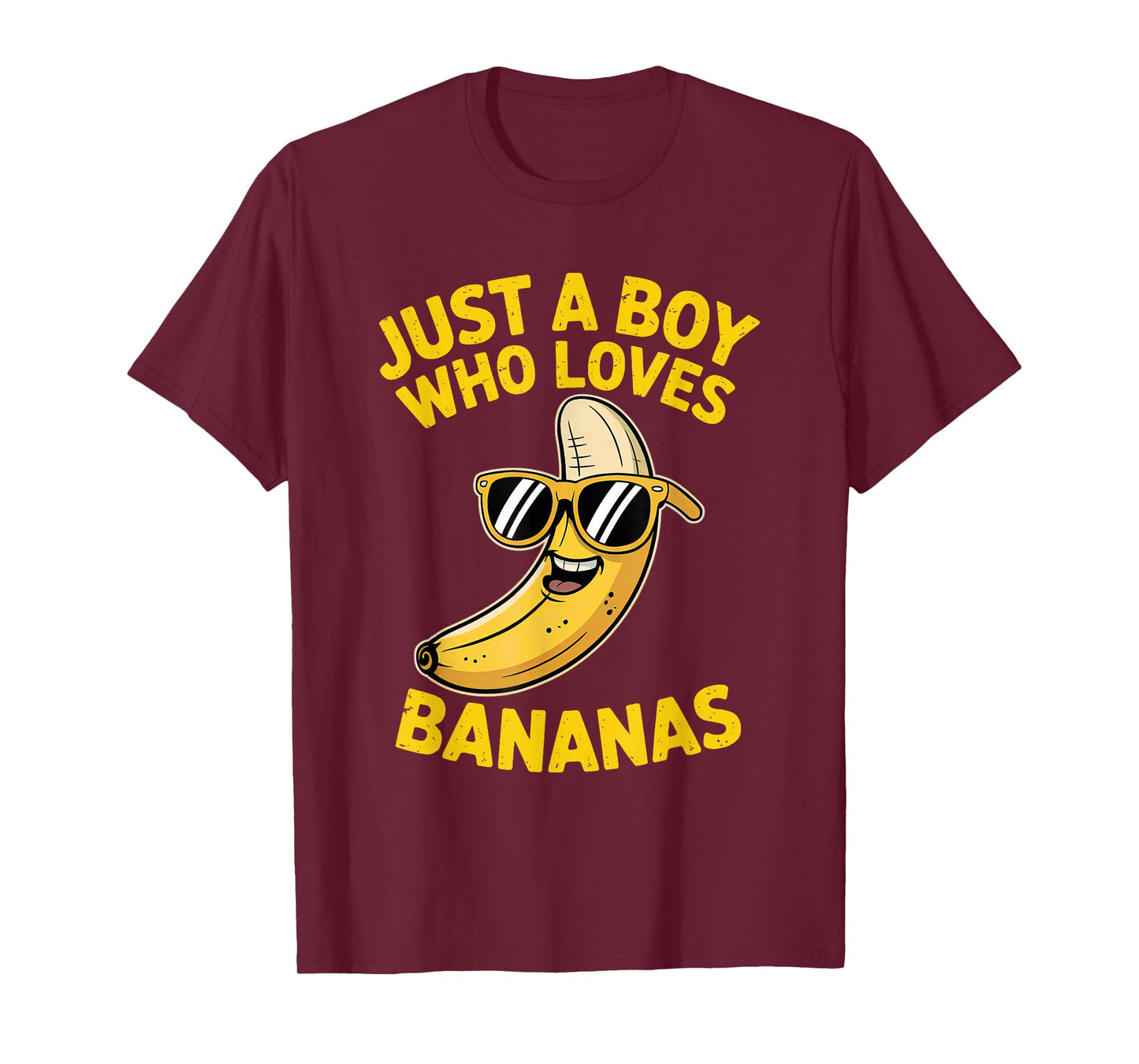 Just a Boy Who Loves Bananas Bananas Teens Boys Toddler T-Shirt