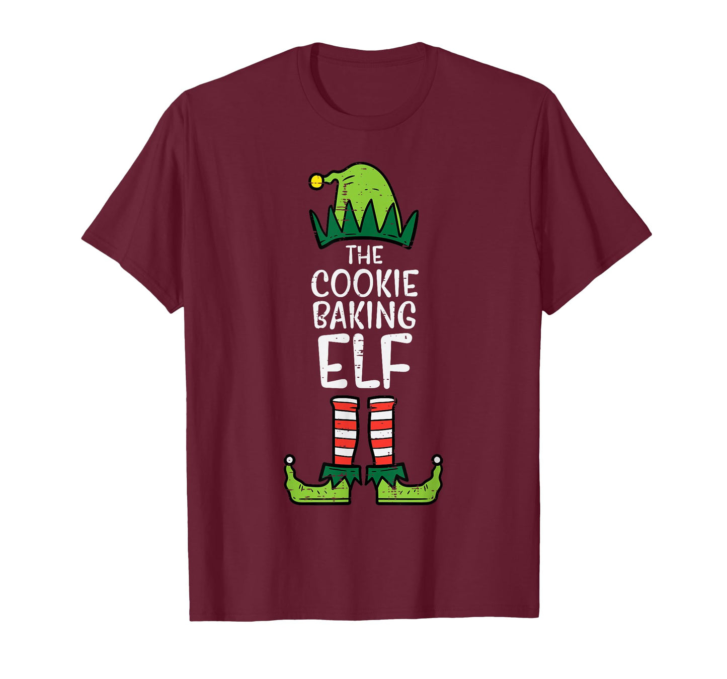 Cookie Baking Elf Xmas Christmas Family Mom Kids T-Shirt