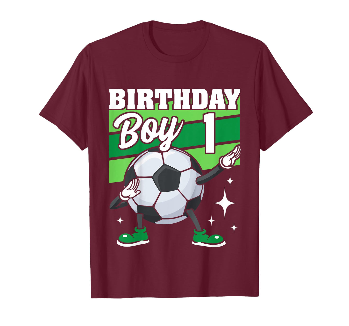 Kids Soccer Birthday Party 1 Year Old Boy 1st Birthday T-Shirt
