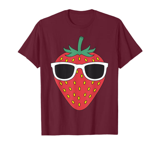 Cool Strawberry Design For Men Women Kids Strawberry Lover T-Shirt