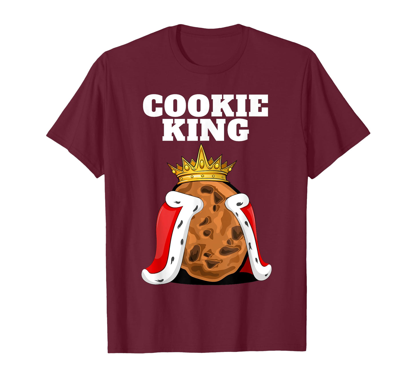Cookie King | Mens Cookie Lover Shirt | Biscuits Cute Cookie T-Shirt