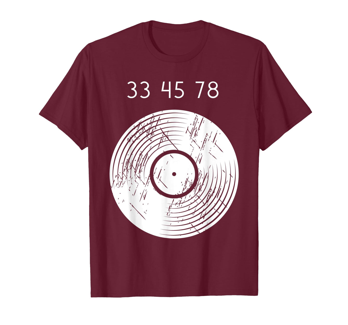 33 45 78 RPM 80s 90s Retro Vinyl Record Music T-Shirt