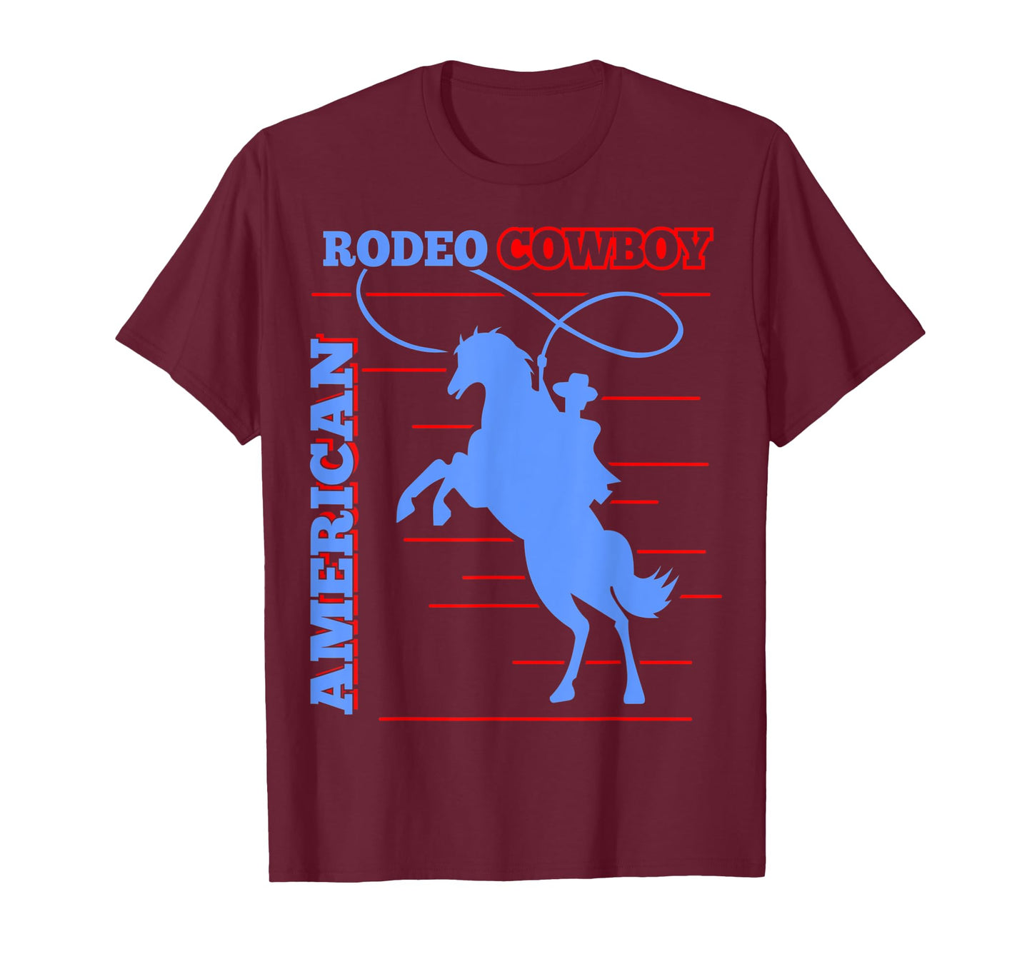 American Rodeo T-Shirt for Dad Men