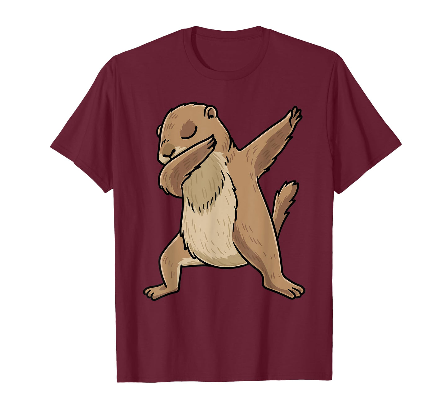 Dabbing Prairie Dog Rodent Men Women Kids T-Shirt