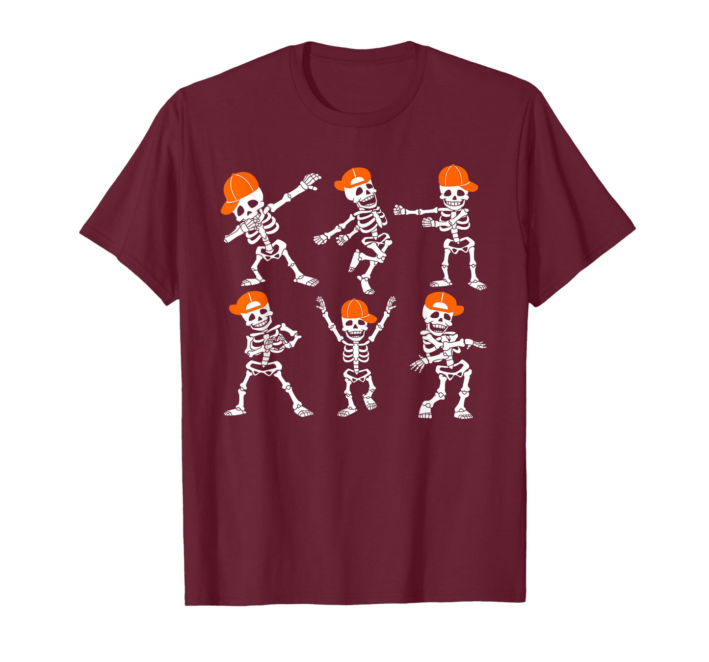 Halloween Shirt Boys Kids Toddler Dancing Skeleton Cap Funny T-Shirt