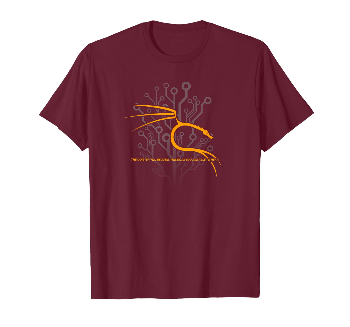 Backtrack Kali Linux T-Shirt with Dragon and Tagline - Orang T-Shirt