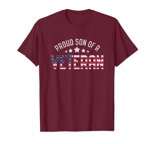 Armed Forces Proud Son Of A Veteran T-Shirt, Retro Shirt