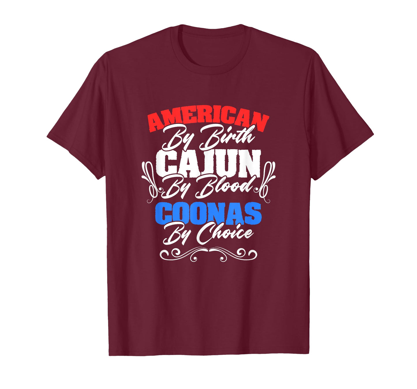 American Cajun Coonas American Louisiana Crawfish Cajun T-Shirt