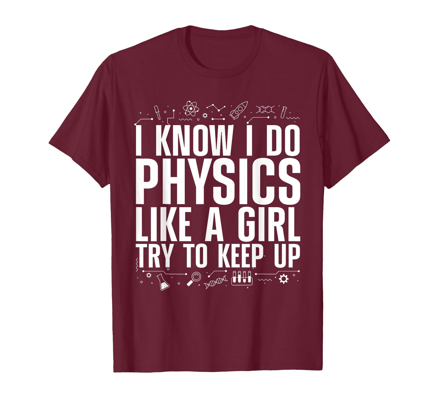 Cool Physics for Women Girls Quantum Mechanics Science Nerd T-Shirt