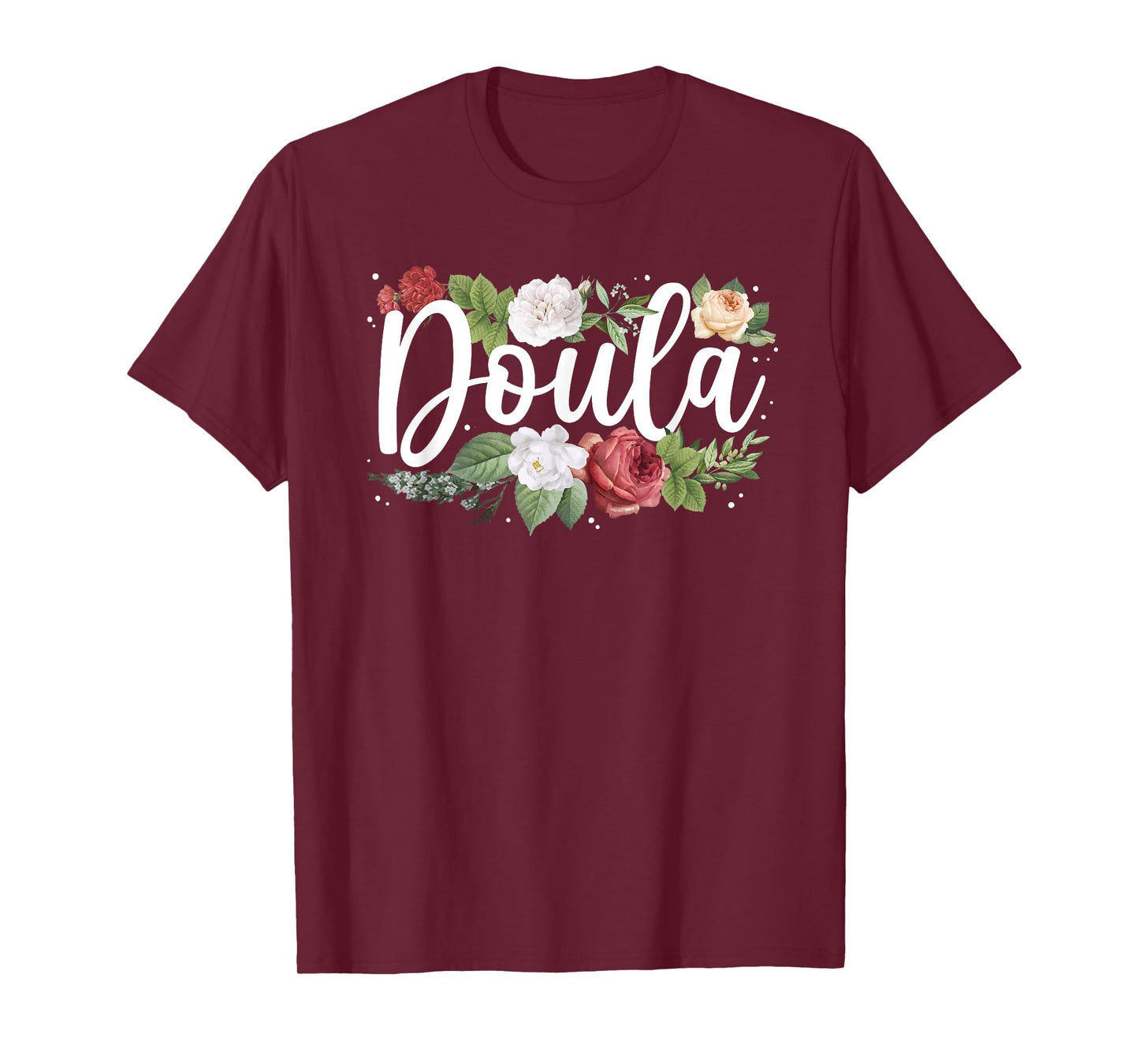 Cool Doula Art For Women Mom Midwife Labor & Delivery Doula T-Shirt