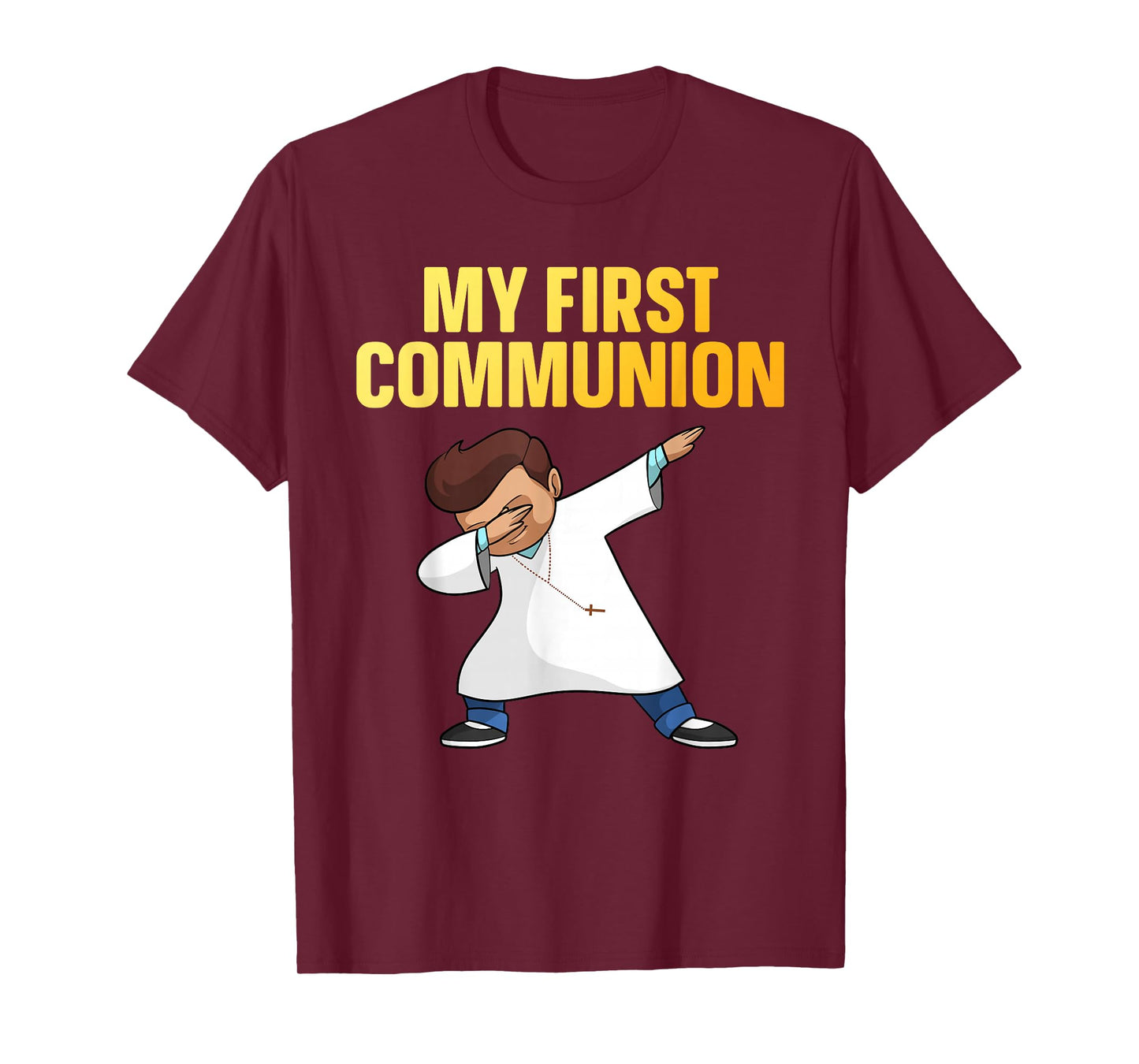 First Communion Art for Boys Girls Kids 1st Holy Communion T-Shirt