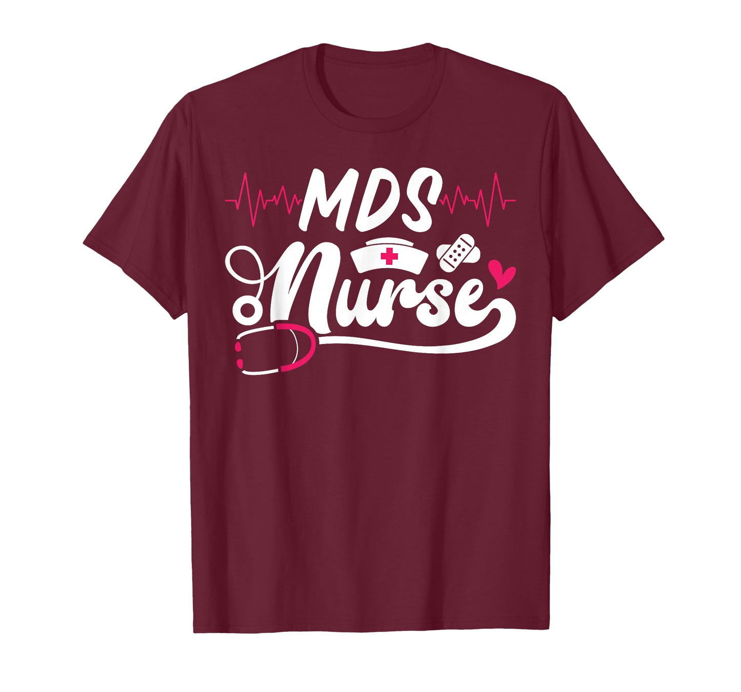 Cute MDS Nurse Stethoscope T-Shirt