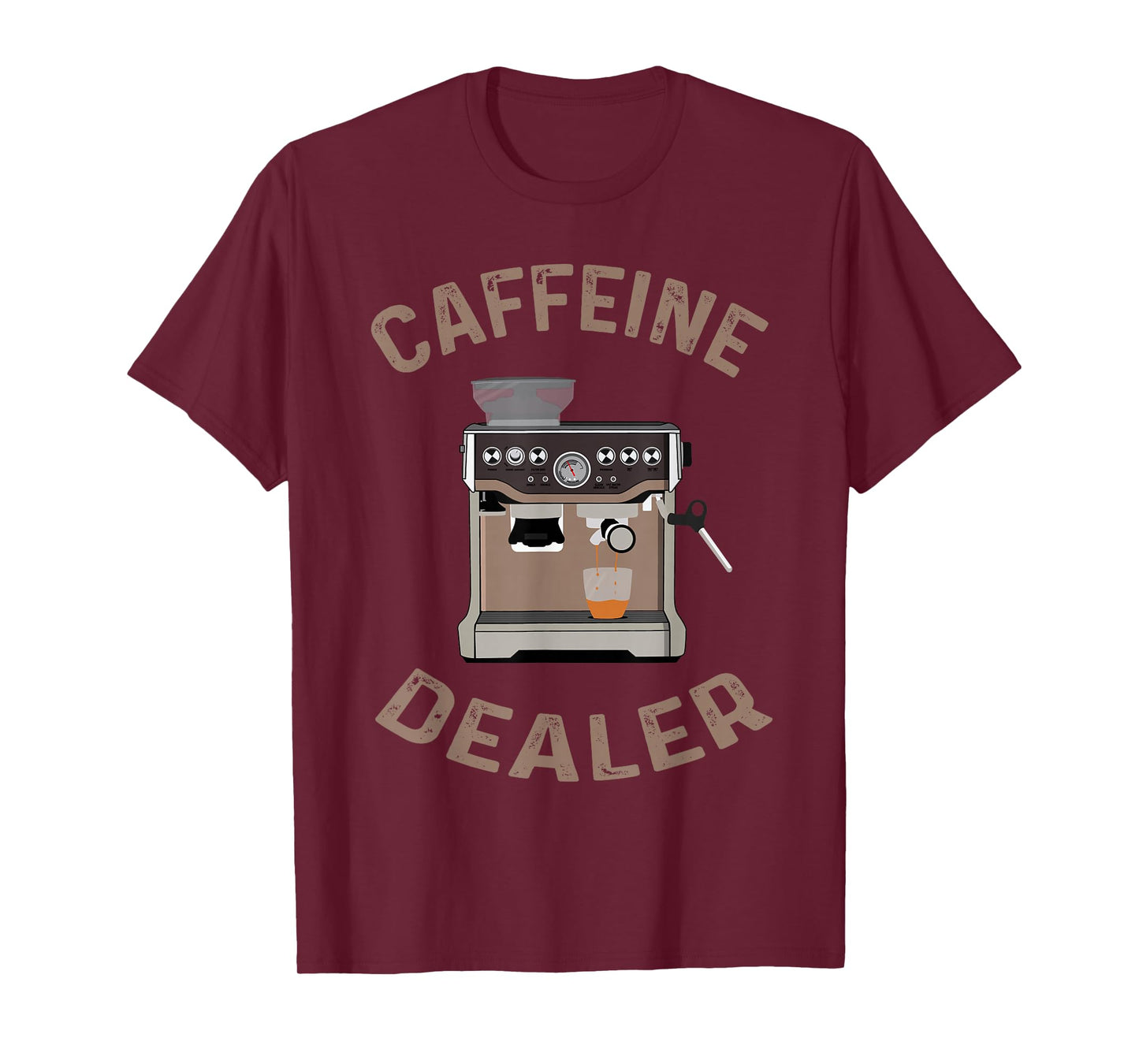 Coffeine Dealer for Coffee Lovers and Barista T-Shirt