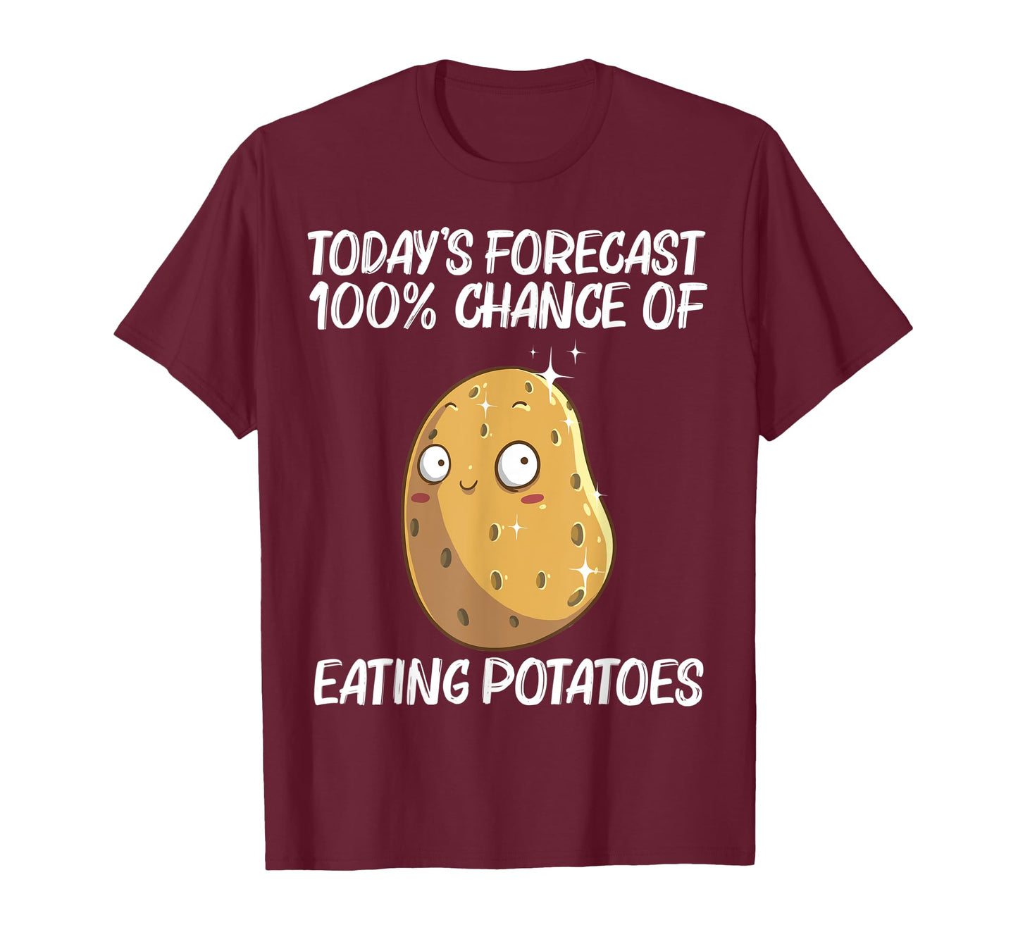 Cute Potato Gift For Men Women Vegetable Baked Potato Lovers T-Shirt