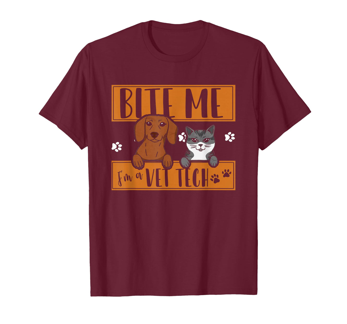 Funny Bite Me I'm Vet Tech | Veterinary | Veterinarian T-Shirt