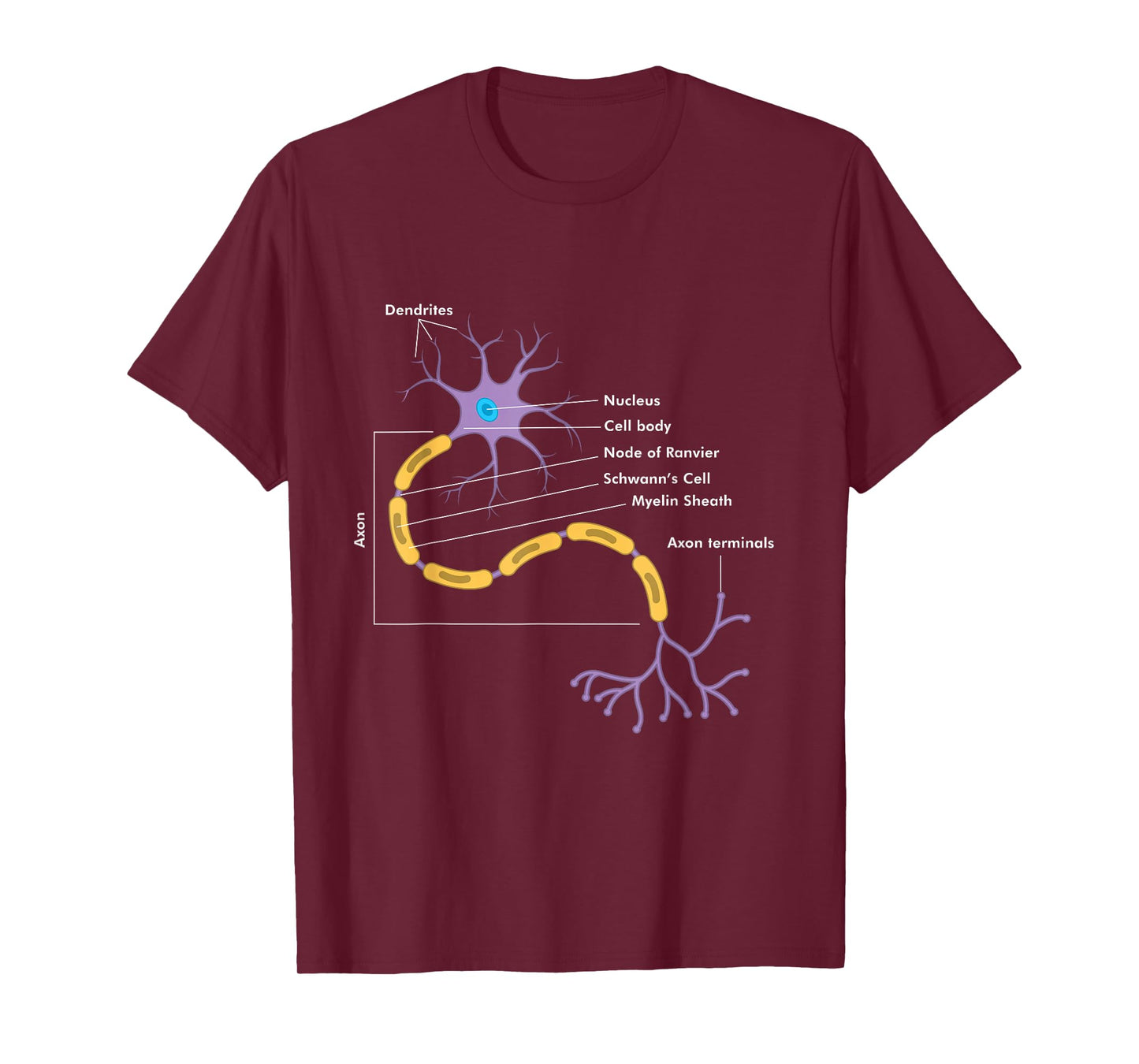Anatomy Of Neuron Neurologist Gift T-Shirt