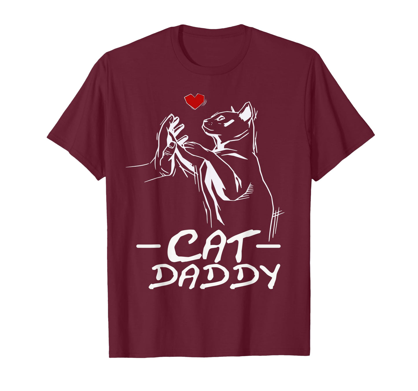 Mens Best Cat Dad Ever Daddy Funny Cat Daddy Father Day Gift T-Shirt