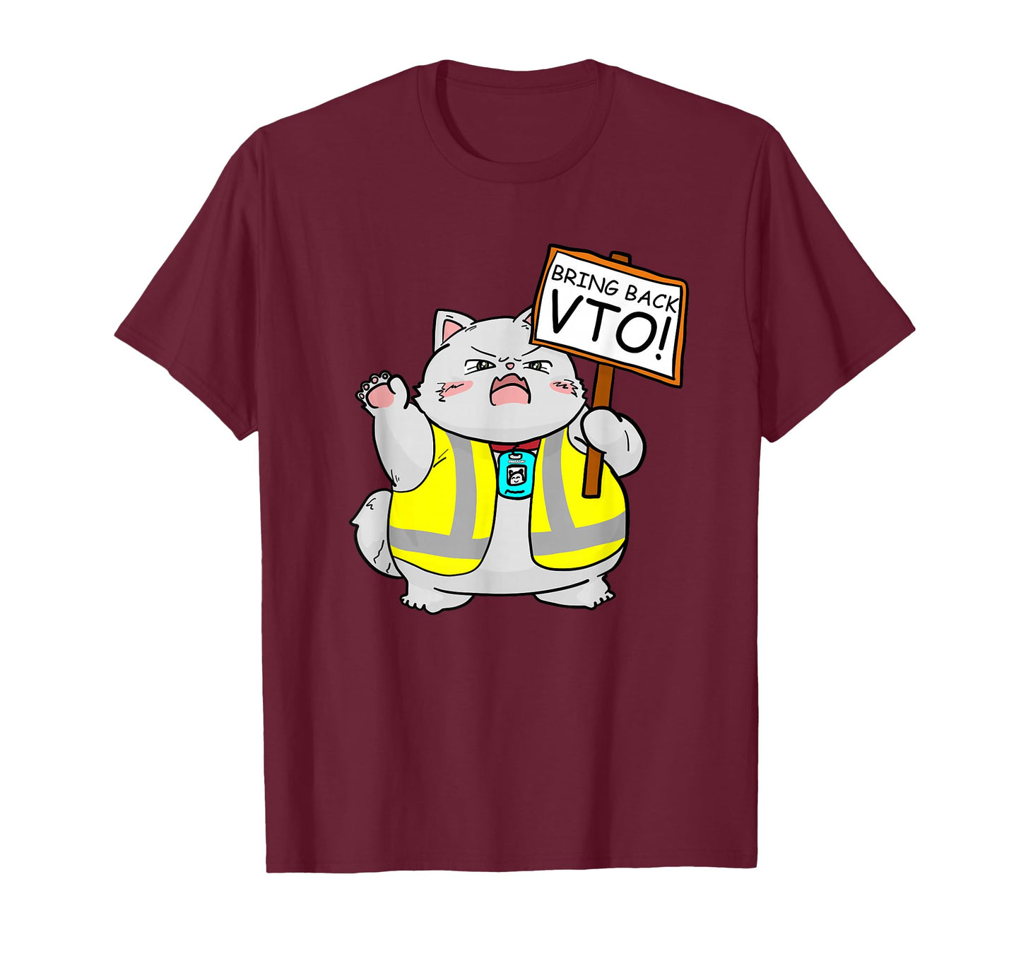 VTO Chubby Kitten Coworker Swagazon Associate Bring Back VTO T-Shirt