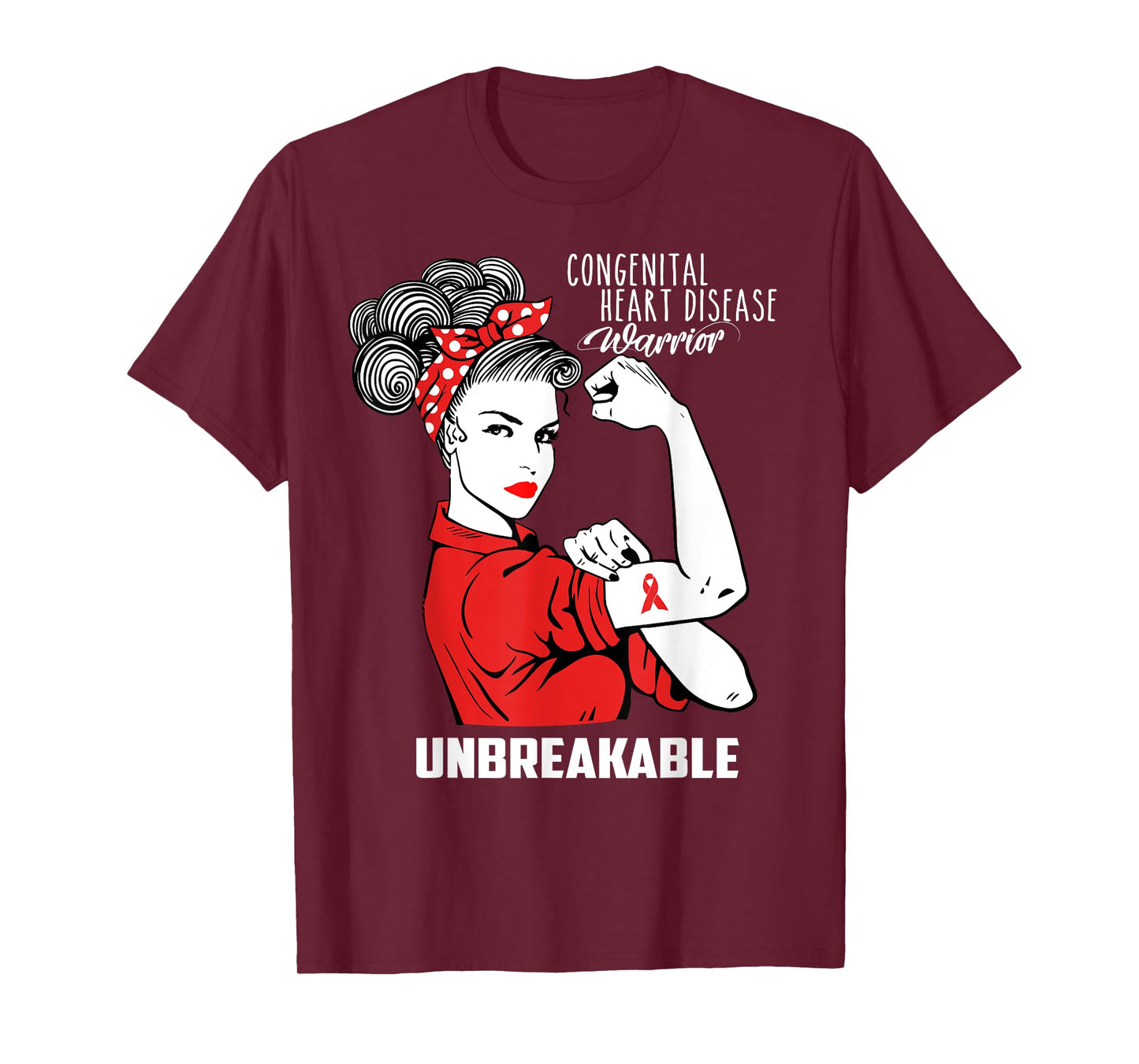 Congenital Heart Disease Unbreakable Shirt CHD Awareness T-Shirt