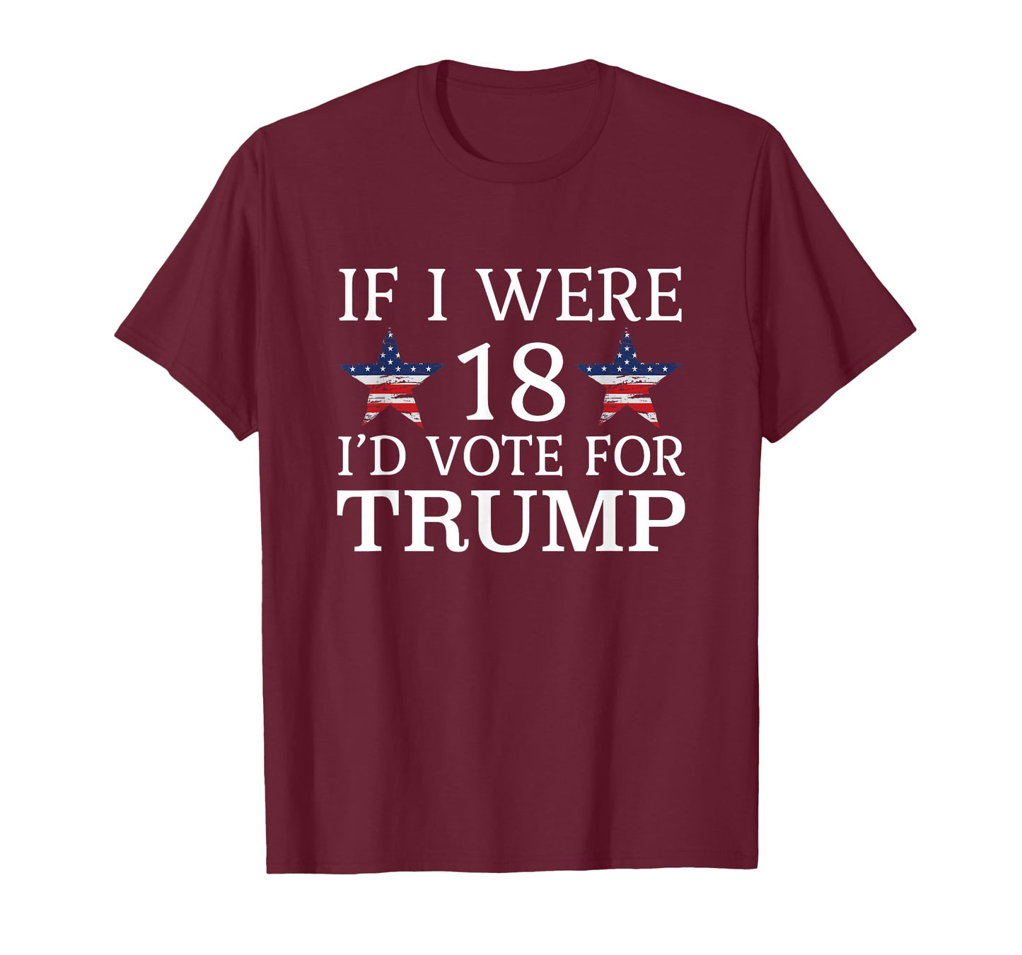 If i were 18 I'd Vote for Trump Funny Kids pro Trump T-Shirt