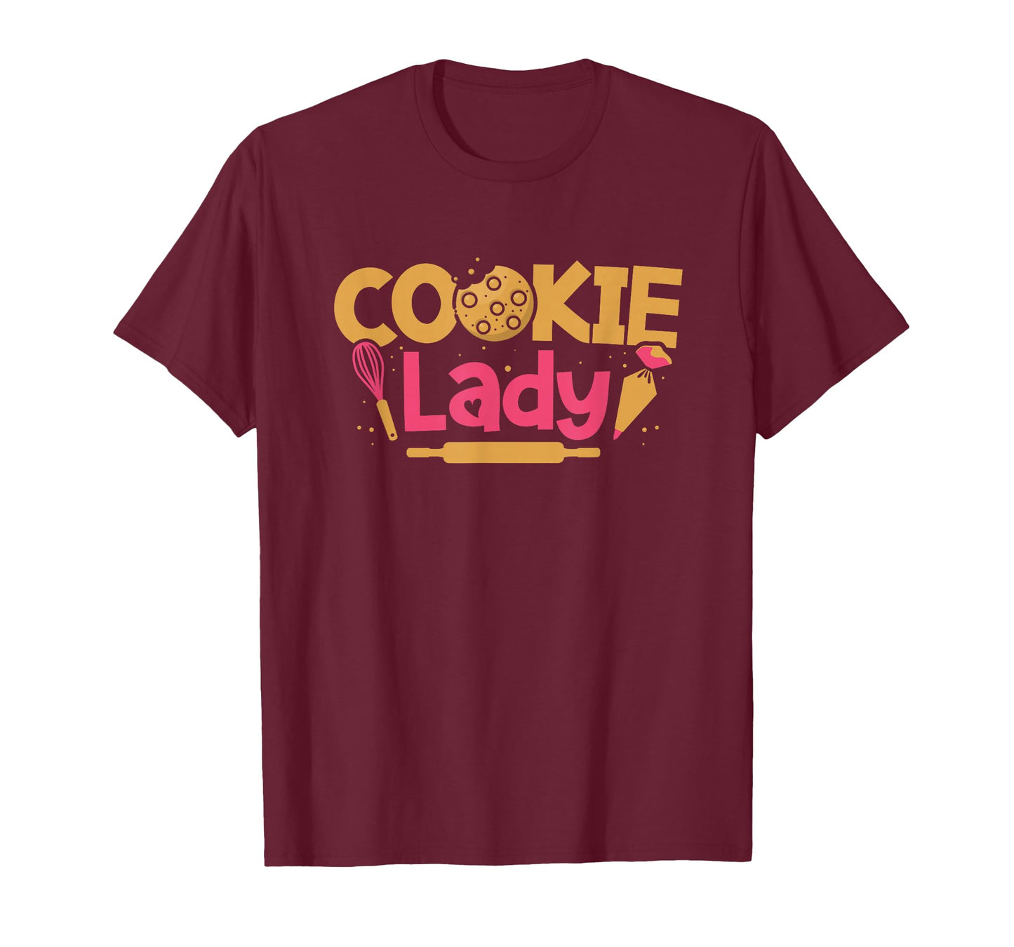 Cookie Lady Baking Pastry Lover Baker Chef Sweet Tooth T-Shirt