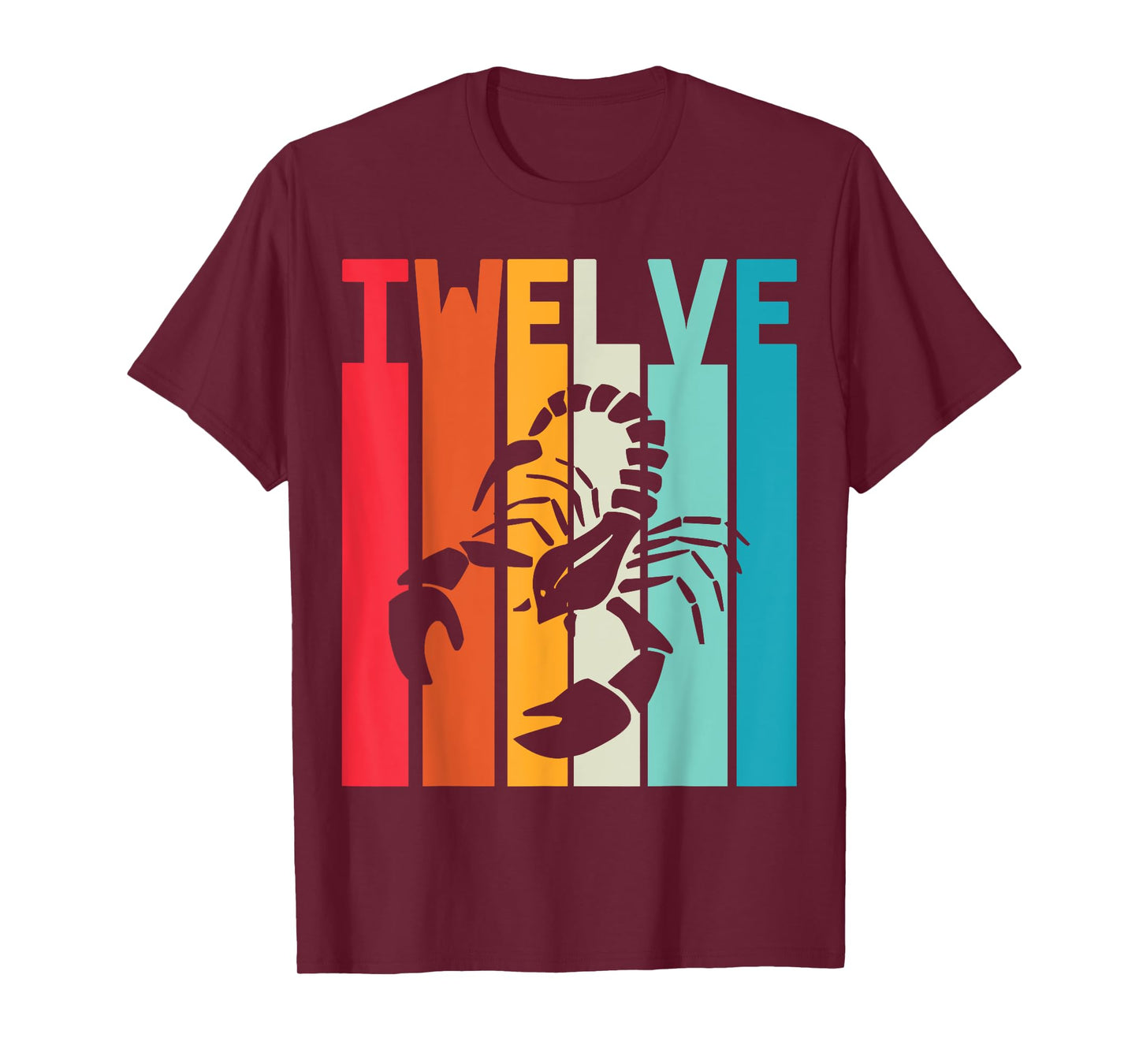 12th Birthday Scorpio Zodiac Retro Girl Boy 12 years old T-Shirt
