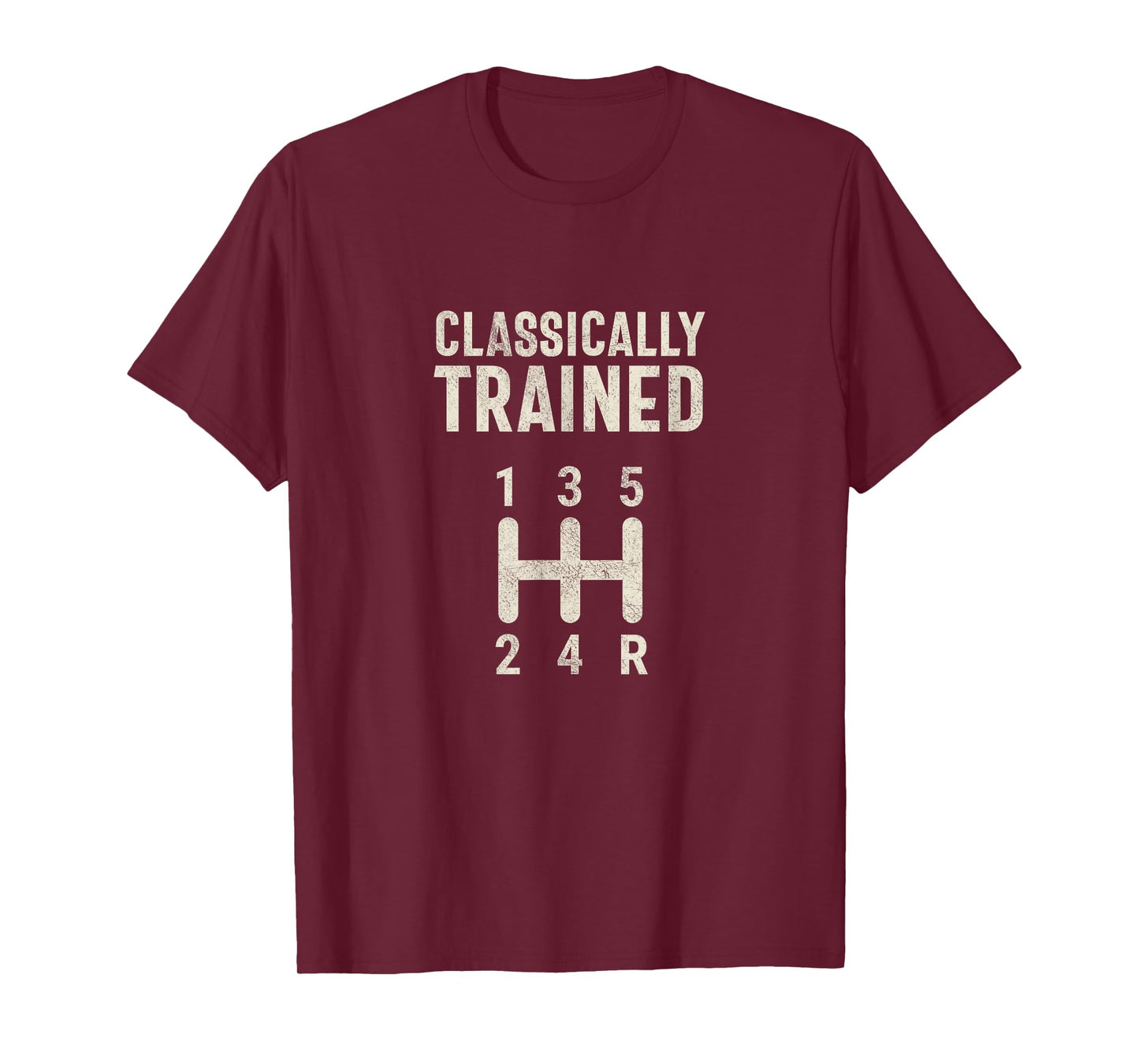 Classically Trained Stick Driver Manual Transmission Car T-Shirt