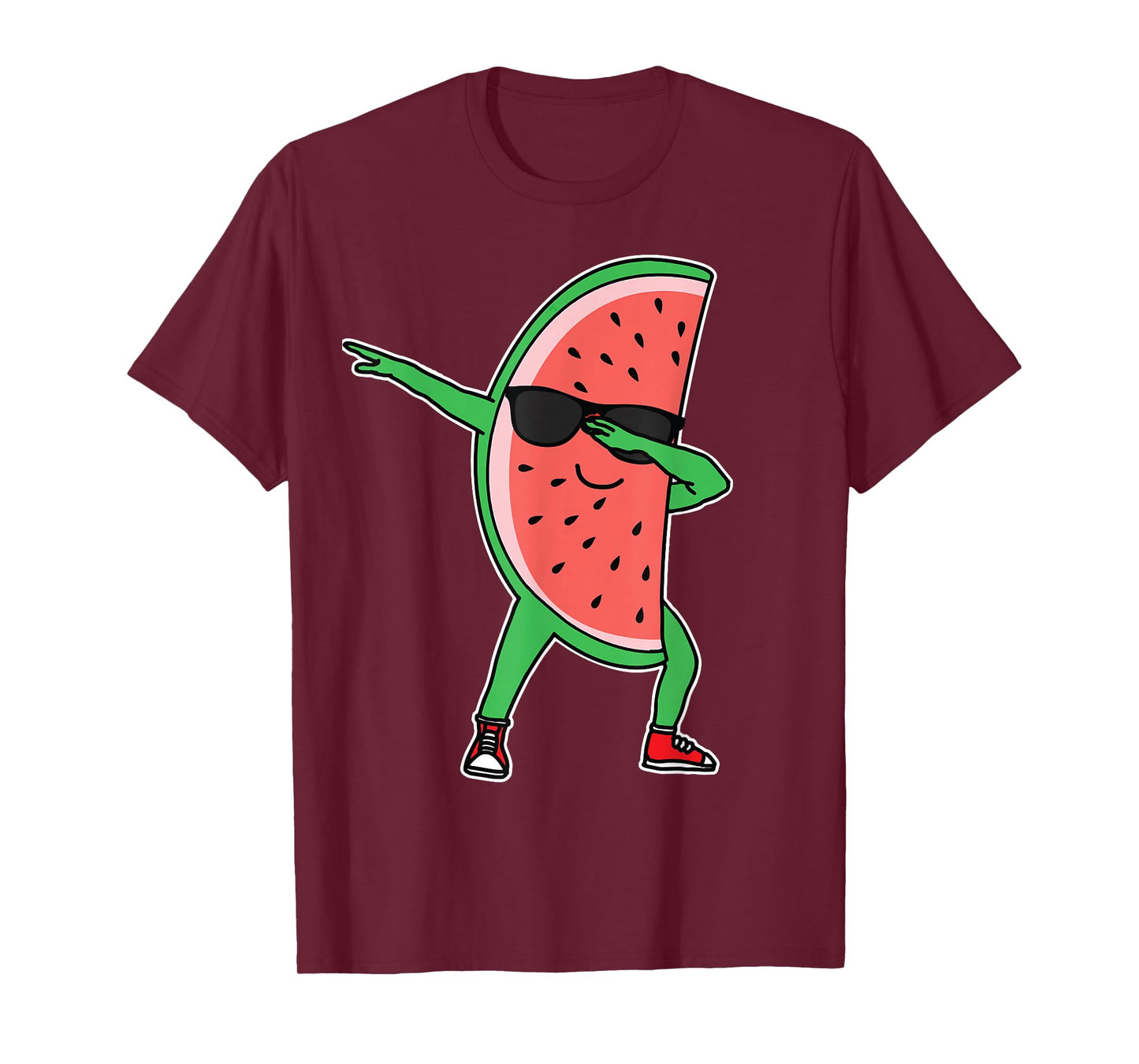 Watermelon Kawaii Dabbing Watermelon T-Shirt