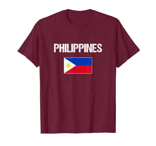 Philippines T-shirt Filipino Flag For Men Women Youth Kids T-Shirt