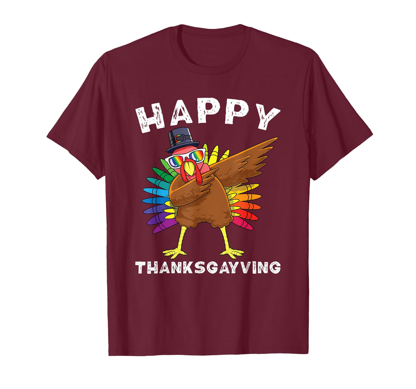 LGBT Thanksgiving Turkey LGBTQ+ Rainbow Gay Pride LGBTQ T-Shirt