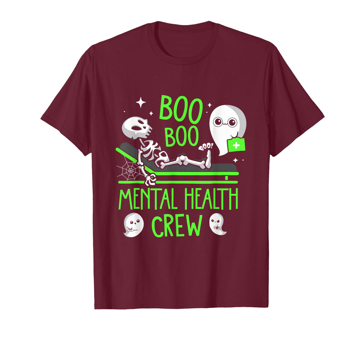 Mental Health Nurse Psych Boo Boo Crew Nursing Halloween T-Shirt