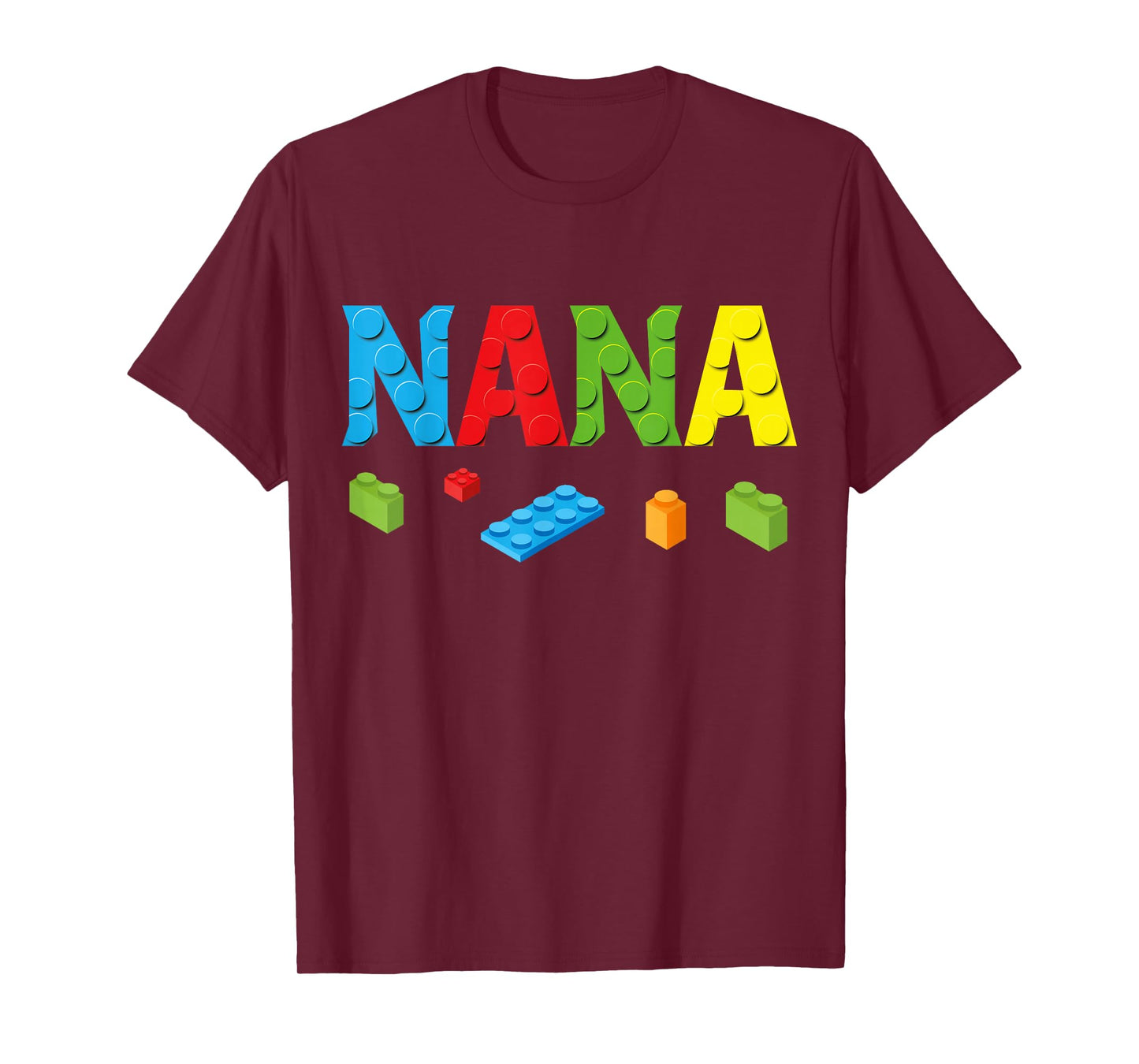 Nana Master Builder Building Bricks Blocks Family Set Parent T-Shirt