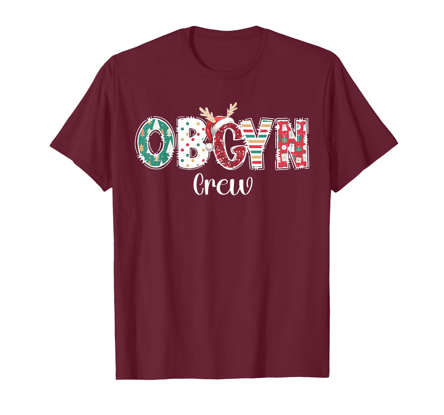 Christmas OBGYN Crew Obstetrics OB GYN Group Team Nurse Xmas T-Shirt