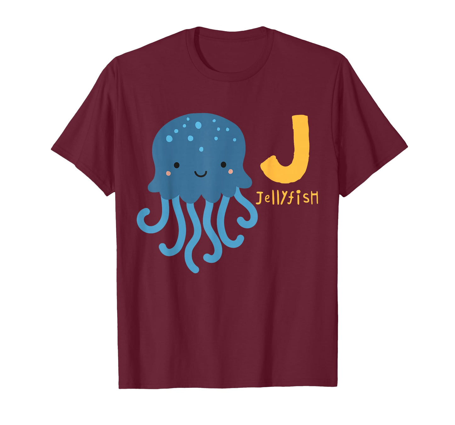Alphabet Animals Jellyfish T-Shirt T-Shirt