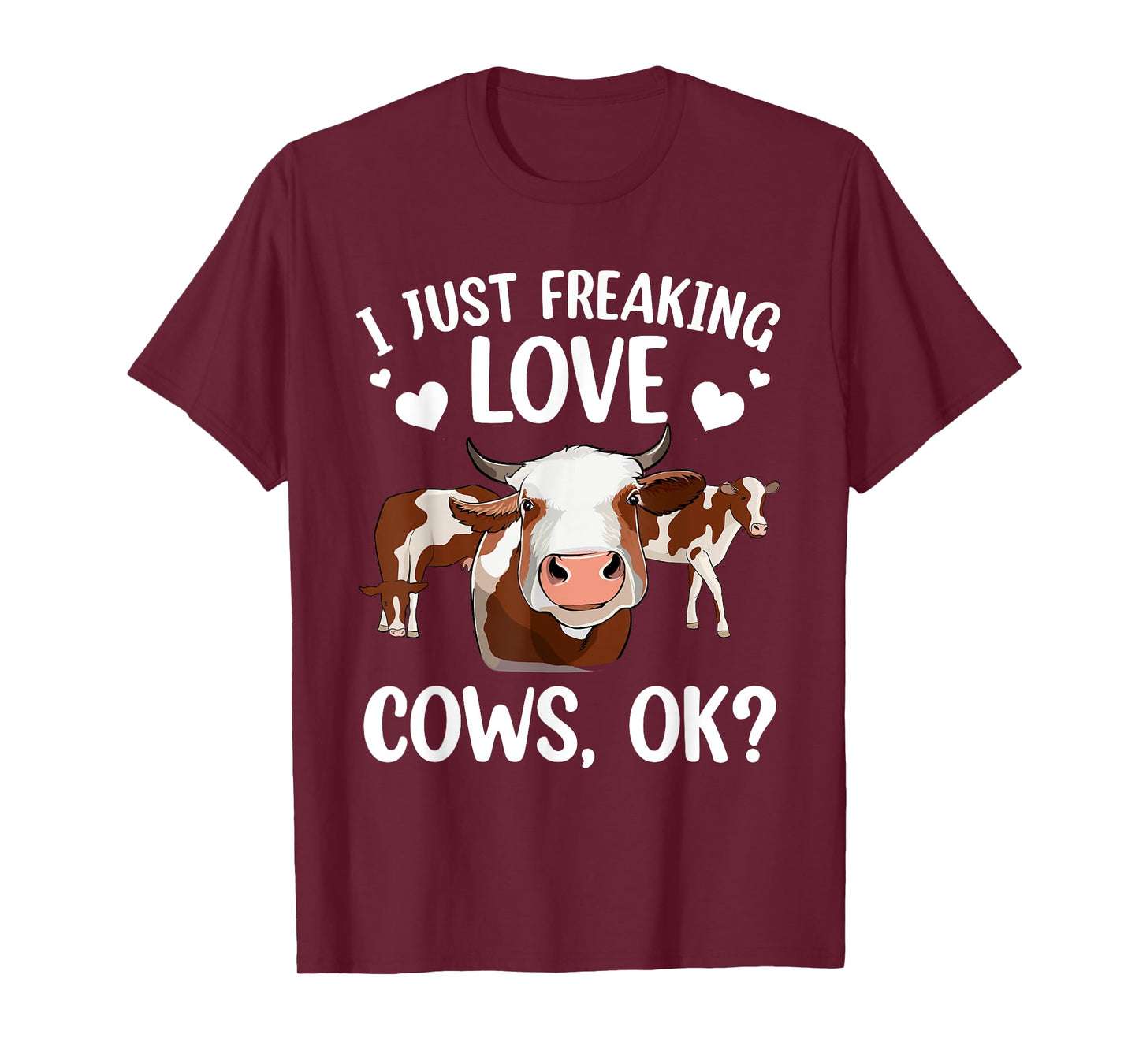 Cool Cows For Men Women Cow Lover Farmer Cattle Farm Animal T-Shirt