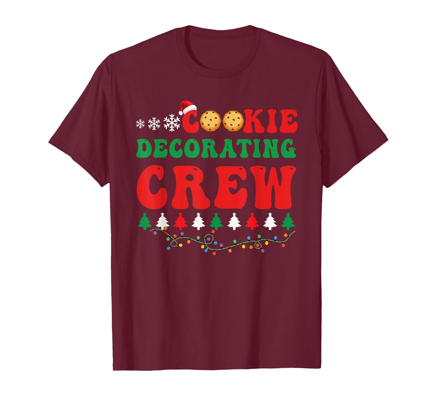 Cookie Decorating Crew Baker Funny Christmas Family Baking T-Shirt