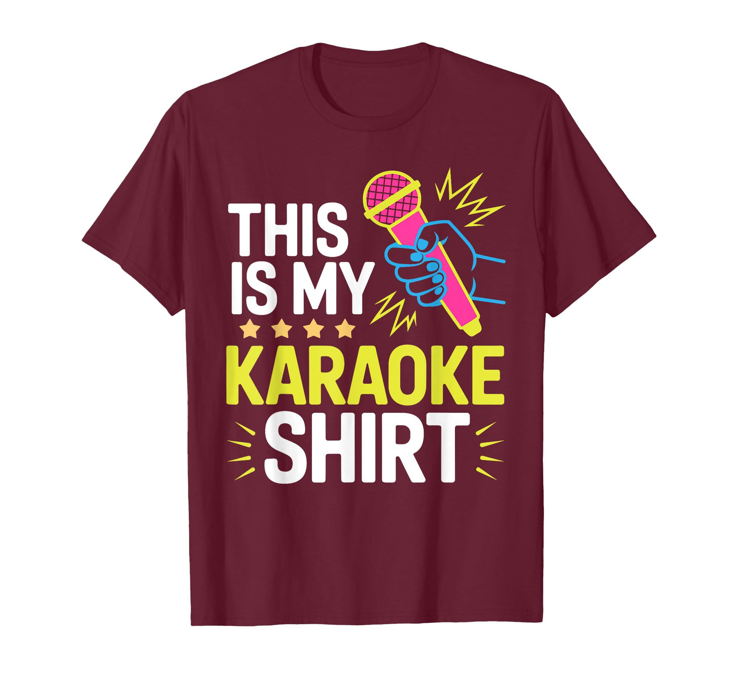Funny Karaoke Art For Men Women Karaoke Singer Karaoke Lover T-Shirt