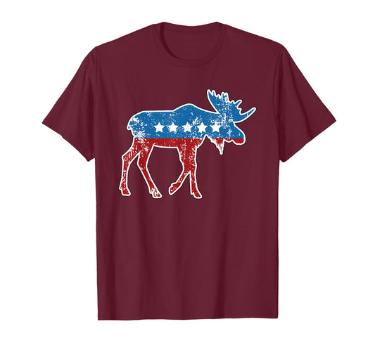 Theodore Roosevelt Teddy Political Bull Moose Party T-Shirt